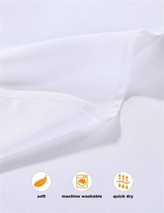 Polyester Cloth Napkins Set of 24, Solid Washable Fabric Napkins 2-Dozen, Per…