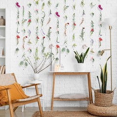 6 Pcs 35.4 ft Flower Garlands Artificial Wildflower Vines Floral Hanging