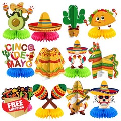 Weekgrat Fiesta Honeycomb Centerpieces Mexico