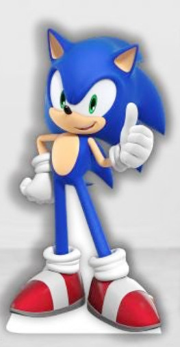 Sonic Prop, Sonic cutout 3ft, Birthday Parties, Party decor