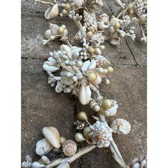 Seashell garlands Coastal Shell wire decor nautical natural marine beach ocean 2