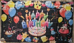 Happy Birthday Banner 71×43 Inch