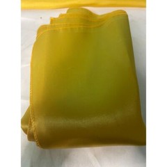 MDS pack of 11Pieces Wedding Satin Napkin Square 12 X 12 Inches – yellow gold