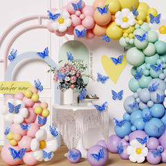 96 Pcs Butterfly Decorations，4 Styles,3 Sizes，3D Butterfly Wall Decor Party Deco