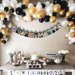 13Pcs K-12th Grade Graduation Photo Banner Picture Display Backdrop Party Decor