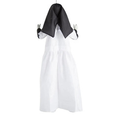 3 Ft. Light-Up Eyes Hanging Nun Halloween Decoration – Morris Costumes
