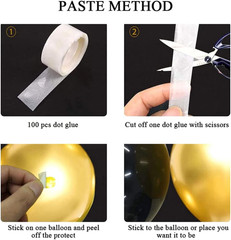 80 PCS Black Golden Happy Birthday Party Balloons Decorations Set with Photo Bac