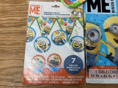 Despicable Me Birthday party decorations Supplies Lot Balloons Tablecover More!