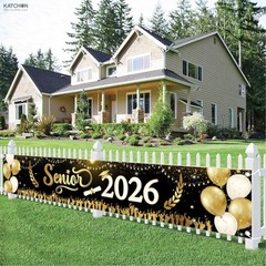 Xtralarge 2026 Graduation Decorations Yard Banner – 120×20 Inch | Senior 2026 C.