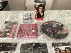 Twilight Eclipse Party Supplies Lot Napkins Plates Cup Sticker Collectible Merch