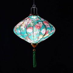 Palace Lantern Waterproof Silk Chinese Style Lantern Party Hanging Decor