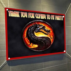 Mortal Kombat Video Game Vinyl Banner Sign 30″ x 24″, Backdrop 2.5’x2′