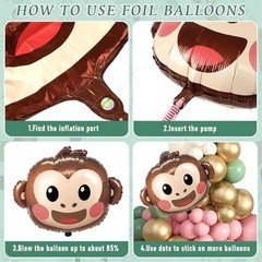 Two Wild Birthday Decorations Jungle Theme 2nd Birthday Decorations for Girl Hug