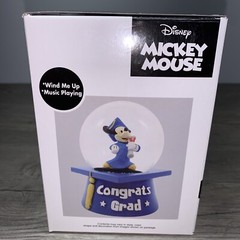 Disney Mickey Graduation Musical Water Globe