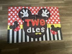 2nd Birthday Party Decorations Kit Balloons Banner Table Cover Tassel Set