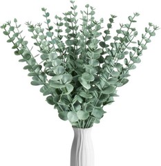 Sukh 24pcs Artificial Eucalyptus Stems – Faux Branches 24 Pcs