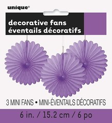 Party decoration bulk- Hanging Puff Balls and Fans 16 piece bundle – NEW