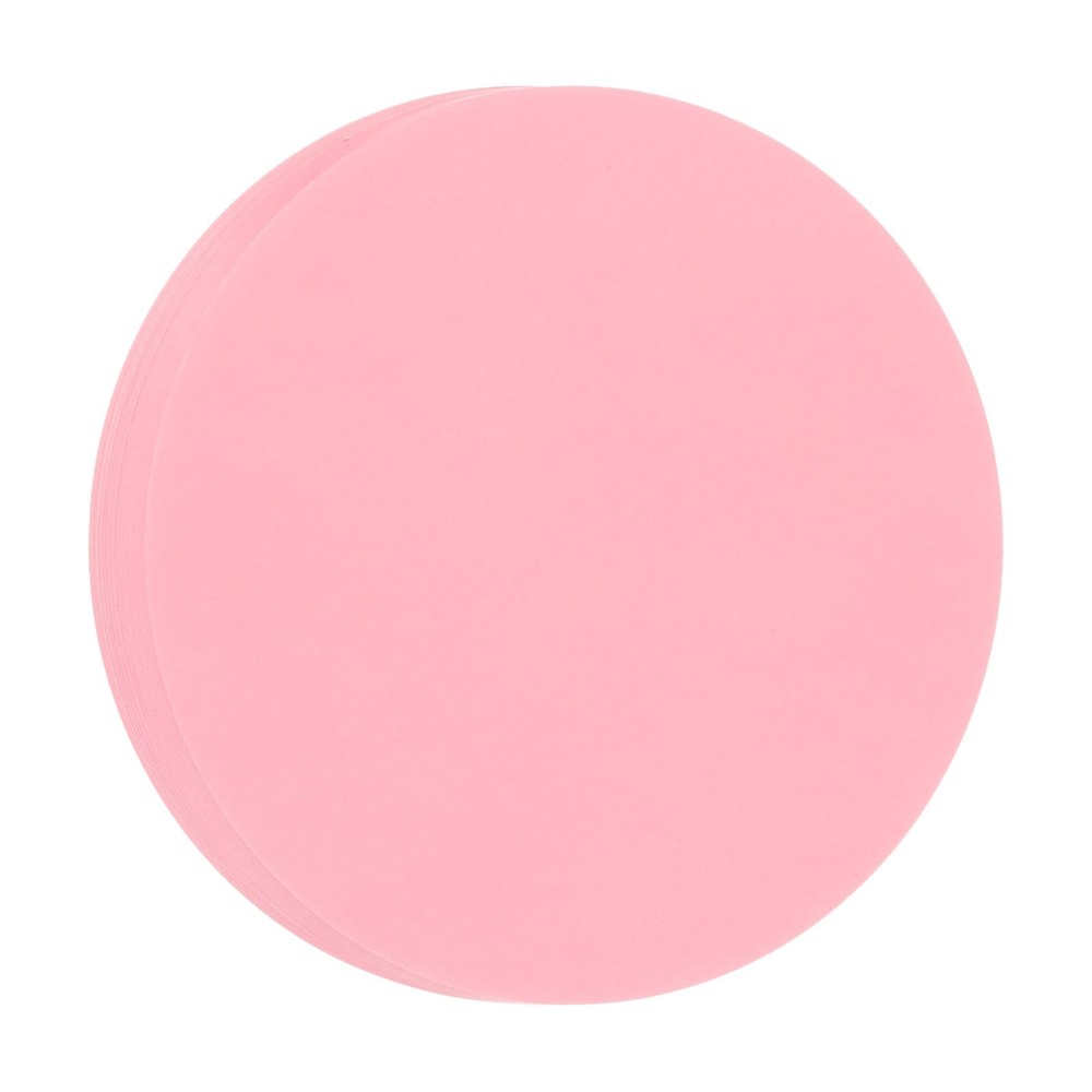 30 PCS 8 Inch Pink Circle Paper Cutouts 200gsm Cardstock Classroom Wall Decor
