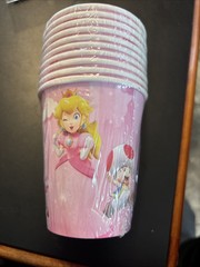 Mario Princess Peach Birthday Party Decoration Kit