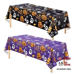 OHOME Decorations – Disposable Plastic Tablecloth | Party Decorations Halloween