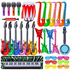 Blow Up Guitar Inflatable Party Props – Rock and Roll Theme