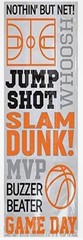 NBA SLAM DUNK PARTY ~ Confetti, 20 Party Bags, Garland, Candles, Swirl Decor NEW