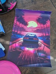 80s theme birthday party decorations lot props cupcake stands posters