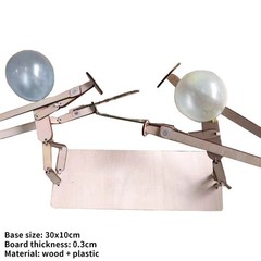 Balloon Bamboo Man Battle 2024 New Handmade Wooden Fencing Puppets JQ