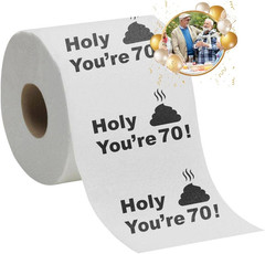 Birthday Decorations Toilet Paper for Men & Women – Funny Design Novelty Great H
