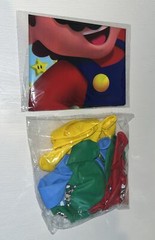 Super Mario Theme Birthday Party Supplies 177 Pc Dinner Ware,Decor, & Supply Bag