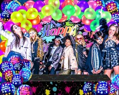 Tegeme 126 Pcs Neon Glow in The Dark Party Decorations Supplies UV Neon Ballo…