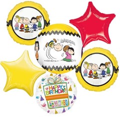 Peanuts Birthday Party Supplies Orbz Balloon Bouquet Decorations