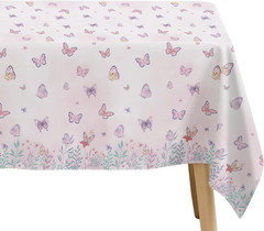 Butterfly Party Tablecloth Decorations, 3Pcs Disposable Floral Butterfly Party T