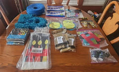 50th Happy Birthday Decorations-Full Box with banner, streamers and more