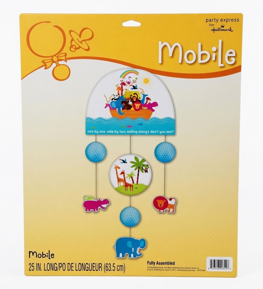 Hallmark Noah’s Ark Baby Mobile Nursery Decor Hallmark Party Express