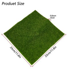 PVC Miniature Garden Ornament Artificial Grass for Children’s Playing Area