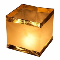 Water Floating Candle Lanterns Outdoor Lanterns for Praying Set of 20 (Gold)