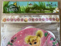 Disney Fairies Tinker Bell Birthday Banner By Hallmark~9.22 Feet Long, Brand New