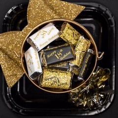 18th Birthday Decorations Miniatures Candy Bar Wrapper (CANDY NOT INCLUDED)