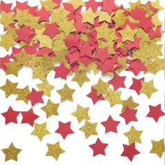 Gold Glitter Stars Confetti Party Table Decoration, 1.2», 200Pc | Birthday, Gra