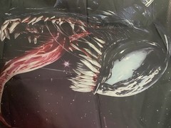 Happy 9th Birthday Fabric Banner Venom 3×5 Feet
