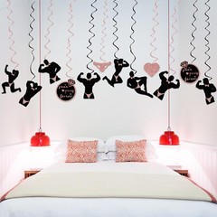 Bachelorette Party Decorations 24pcs Hanging Swirls Decorations Bachelor Part…