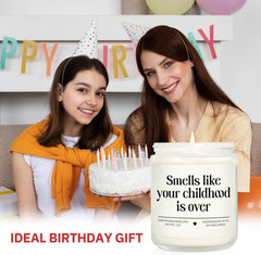 18th Birthday Candle Handmade 7oz for Girls Boys Daughter Son Sister Niece
