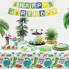 160 Pack Dinosaur Birthday Party Supplies Set Dinosaur Themed Tableware Set Dino
