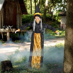 Halloween Decoration Witch Voice Control Props Ghost Haunted House Bar Toy JQ