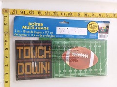 Football party themed multi-purpose caddy for display(sealed)