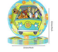 Scooby-doo Birthday Party Decoration Tableware Set