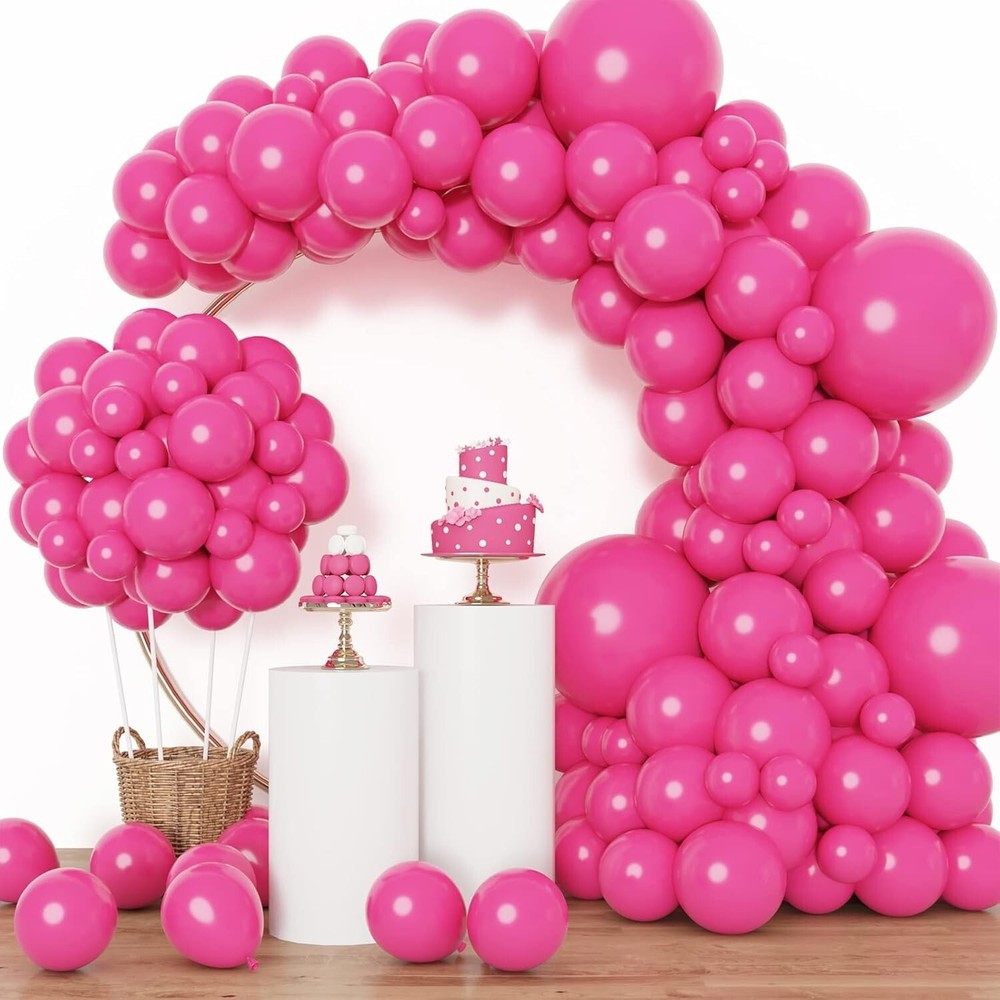 129pcs Premium Latex Different Sizes 18,12,10,5 Inches Balloons for Garland Arch
