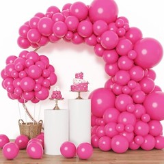 129pcs Premium Latex Different Sizes 18,12,10,5 Inches Balloons for Garland Arch