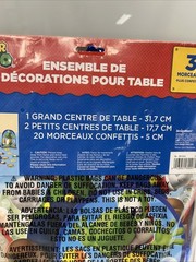 Super Mario Brothers Table Decorating Kit Party Centerpieces Confetti Nintendo